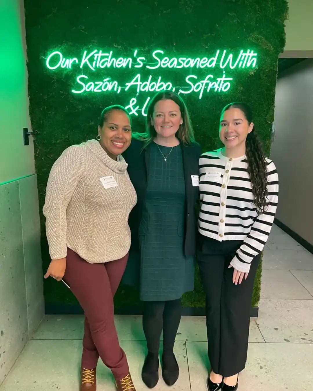 Rose Harper Law attorneys networking at the Somos Latinas luncheon at Adobó Latin Kitchen in Easton, PA on March 18, 2026