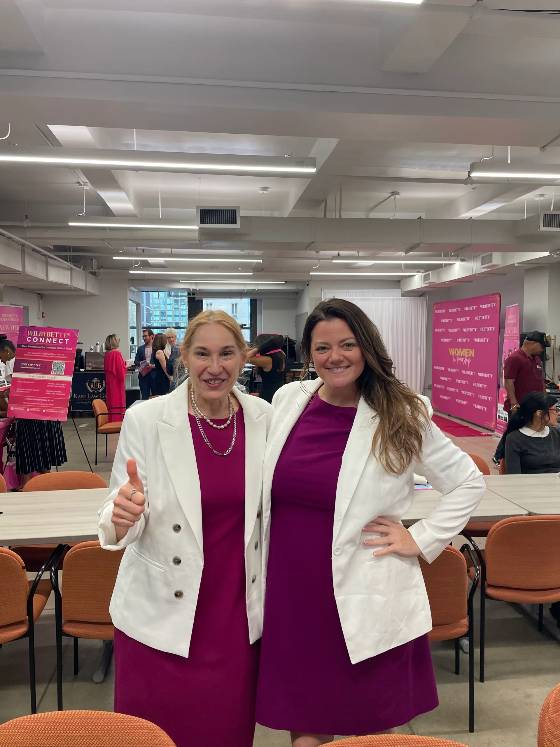 Rose Harper networking at the Wil Betty Business Summit